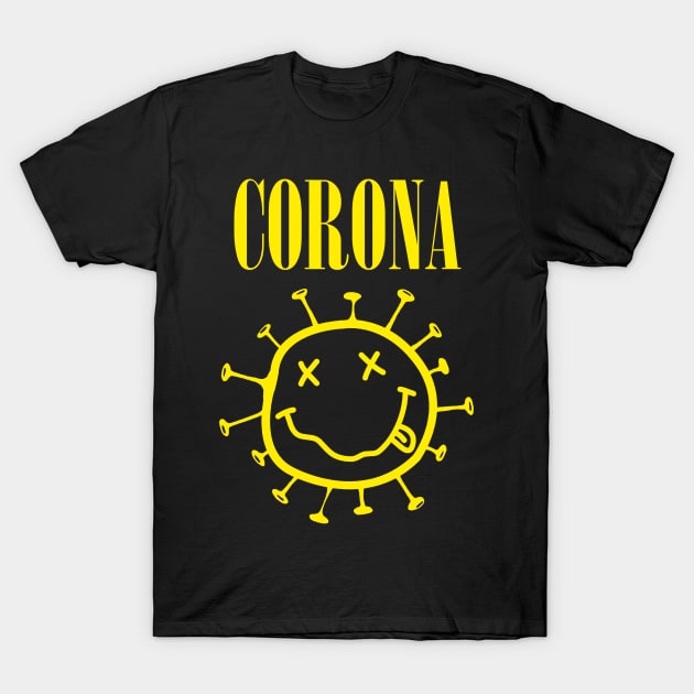 Covid 19 smile face T-Shirt by akawork280